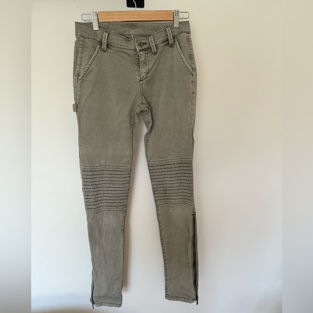 BCBG MaxAzria Skinny Moto Jeans